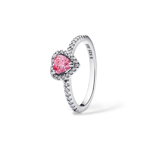 Bague Cœur Rose