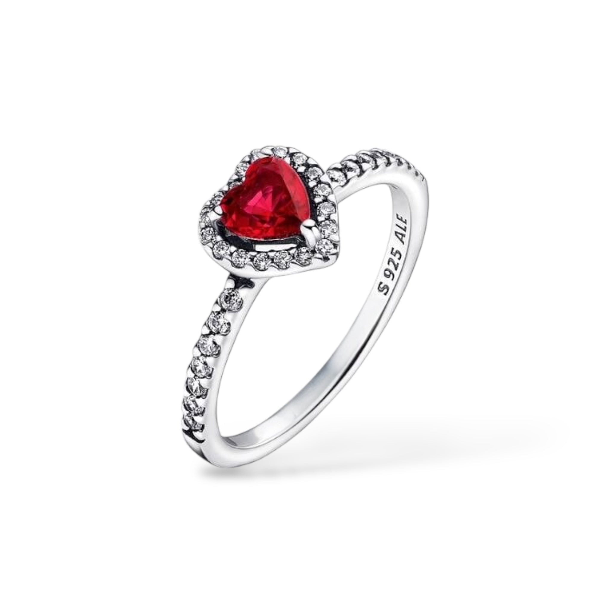 Bague Cœur Rouge